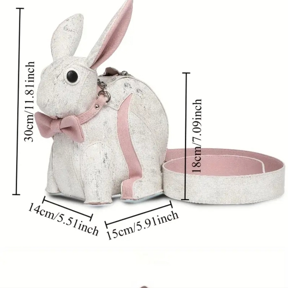 Rare Rabbit Shaped Crossbody Bag (Choose 1) - Picture 5 of 13